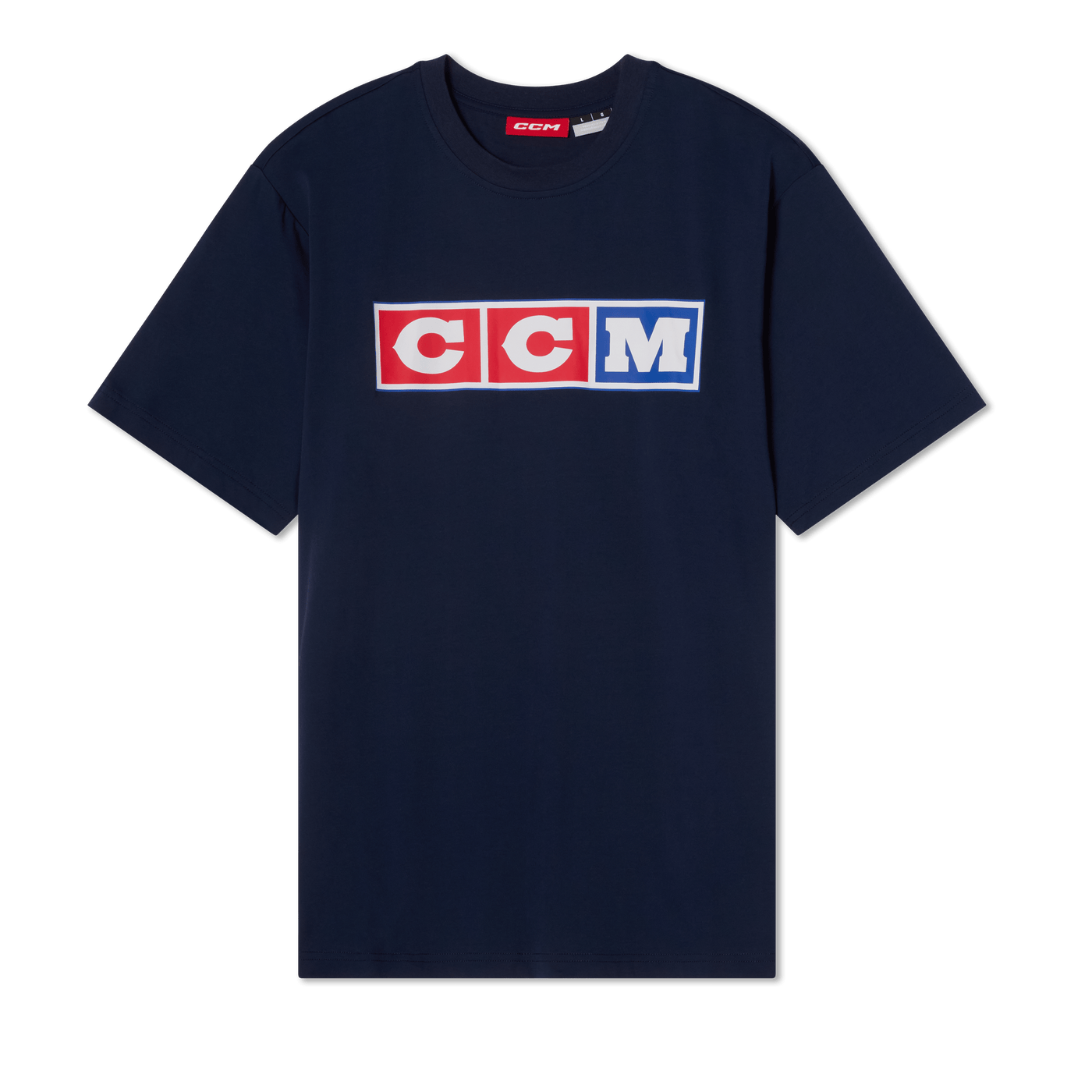 CCM Heritage Collection Mens Shortsleeve Shirt - Navy - TheHockeyShop.com