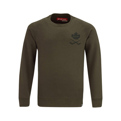 CCM Nostalgia Leaf Fleece Crew Shirt - The Hockey Shop Source For Sports