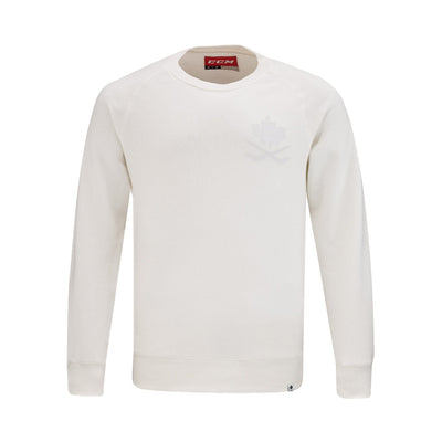 CCM Nostalgia Leaf Fleece Crew Shirt - The Hockey Shop Source For Sports