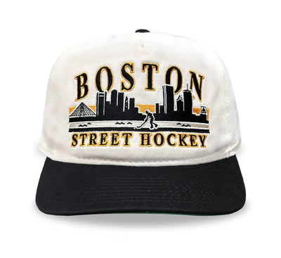Celly Hockey Boston Street Hockey Snapback Hat - Cream - TheHockeyShop.com