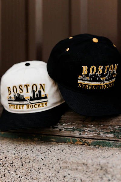 Celly Hockey Boston Street Hockey Snapback Hat - Cream - TheHockeyShop.com