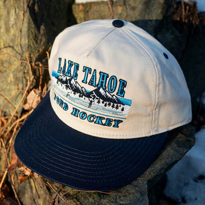 Celly Hockey Lake Tahoe Pond Hockey Snapback Hat - Cream - TheHockeyShop.com