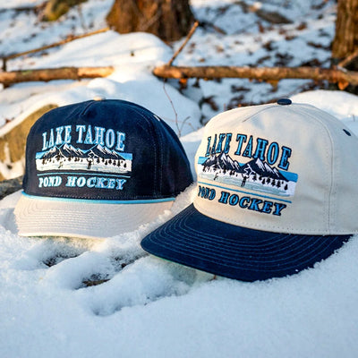 Celly Hockey Lake Tahoe Pond Hockey Snapback Hat - Cream - TheHockeyShop.com