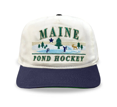 Celly Hockey Maine Pond Hockey Snapback Hat - Cream - TheHockeyShop.com