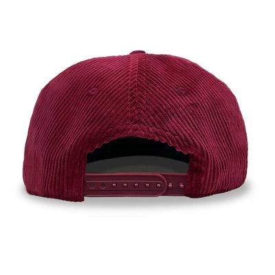 Celly Hockey Minnesota Pond Hockey Snapback Hat - Red Corduroy - TheHockeyShop.com