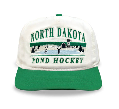 Celly Hockey North Dakota Pond Hockey Snapback Hat - Cream - TheHockeyShop.com