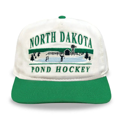 Celly Hockey North Dakota Pond Hockey Snapback Hat - Cream - TheHockeyShop.com