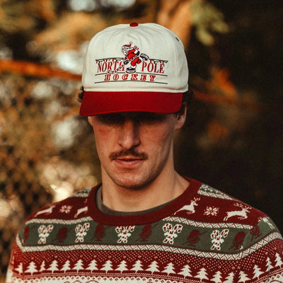 Celly Hockey North Pole Hockey Snapback Hat - Cream - TheHockeyShop.com