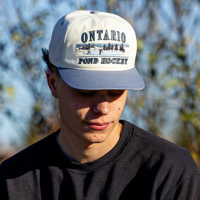 Celly Hockey Ontario Pond Hockey Snapback Hat - Cream - TheHockeyShop.com