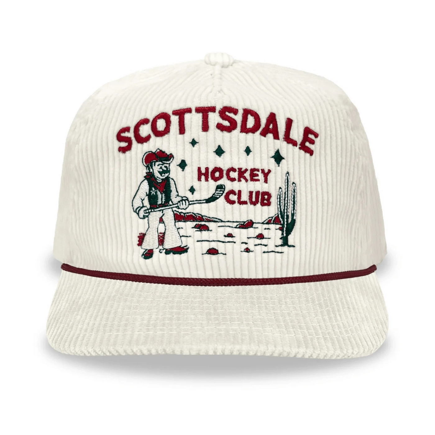 Celly Hockey Scottsdale Hockey Club Snapback Hat - Cream Corduroy - TheHockeyShop.com