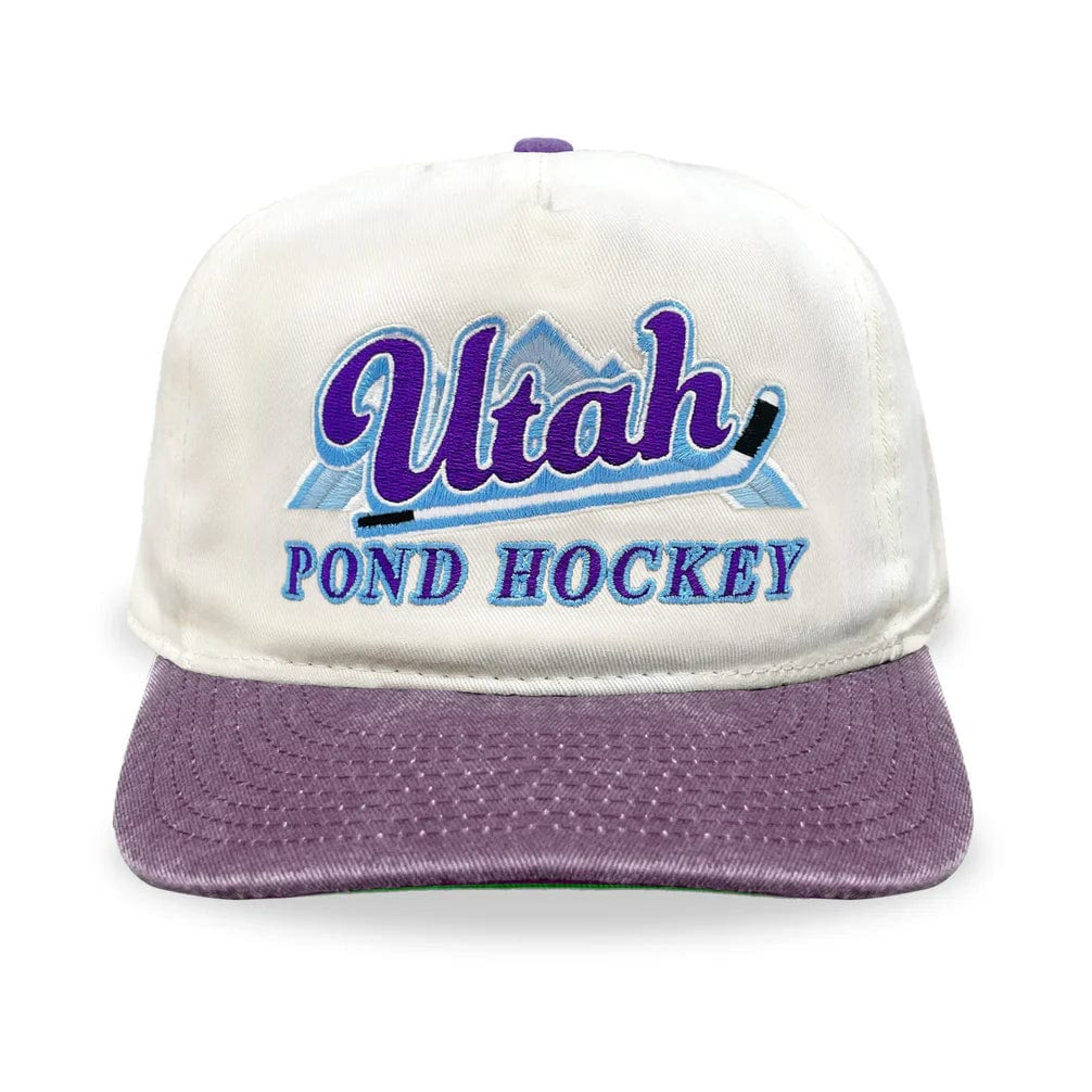 Celly Hockey Utah Pond Hockey Snapback Hat - Cream - TheHockeyShop.com