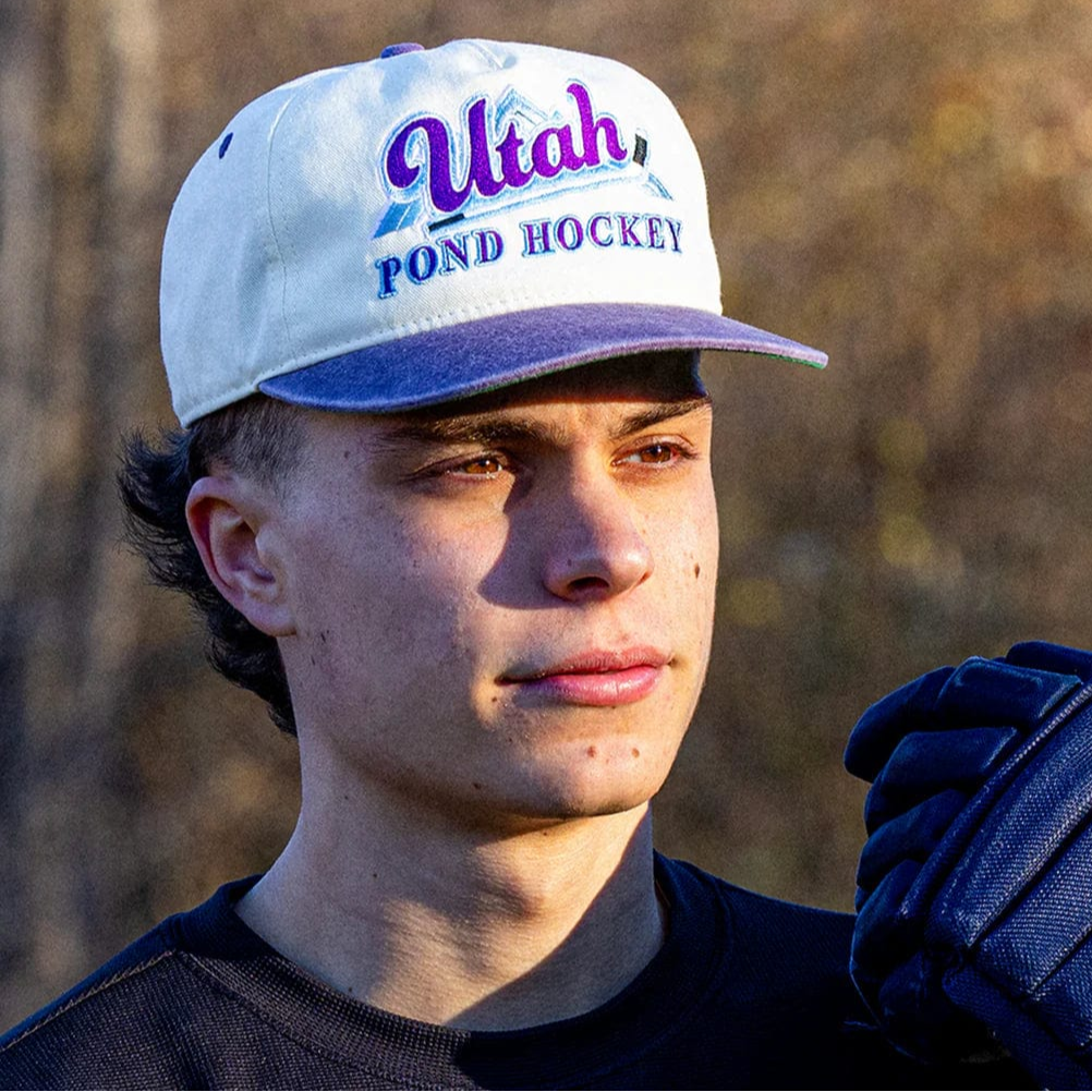 Celly Hockey Utah Pond Hockey Snapback Hat - Cream - TheHockeyShop.com