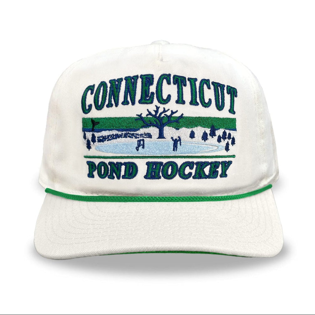 Celly Hockey Connecticut Pond Hockey Snapback Hat - Cream - TheHockeyShop.com