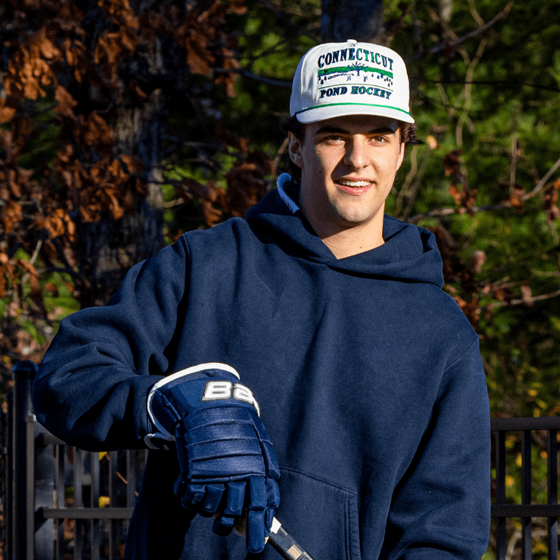 Celly Hockey Connecticut Pond Hockey Snapback Hat - Cream - TheHockeyShop.com