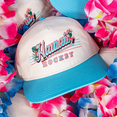 Celly Hockey Hawaii Hockey Snapback Hat - Cream - TheHockeyShop.com
