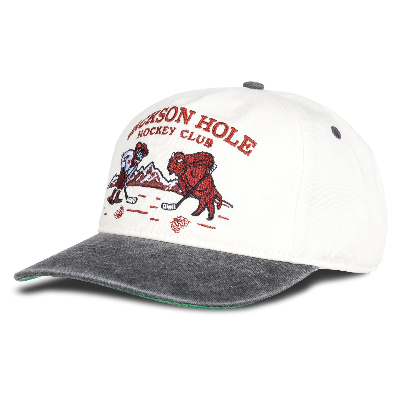 Celly Hockey Jackson Hole Hockey Club Snapback Hat - Cream - TheHockeyShop.com