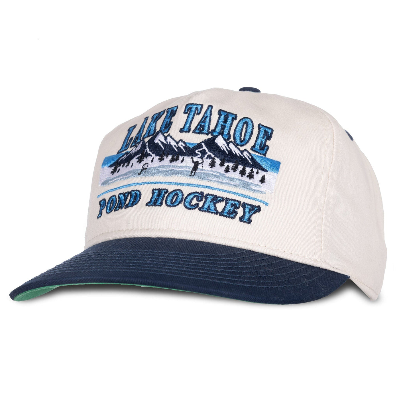 Celly Hockey Lake Tahoe Pond Hockey Snapback Hat - Cream - TheHockeyShop.com