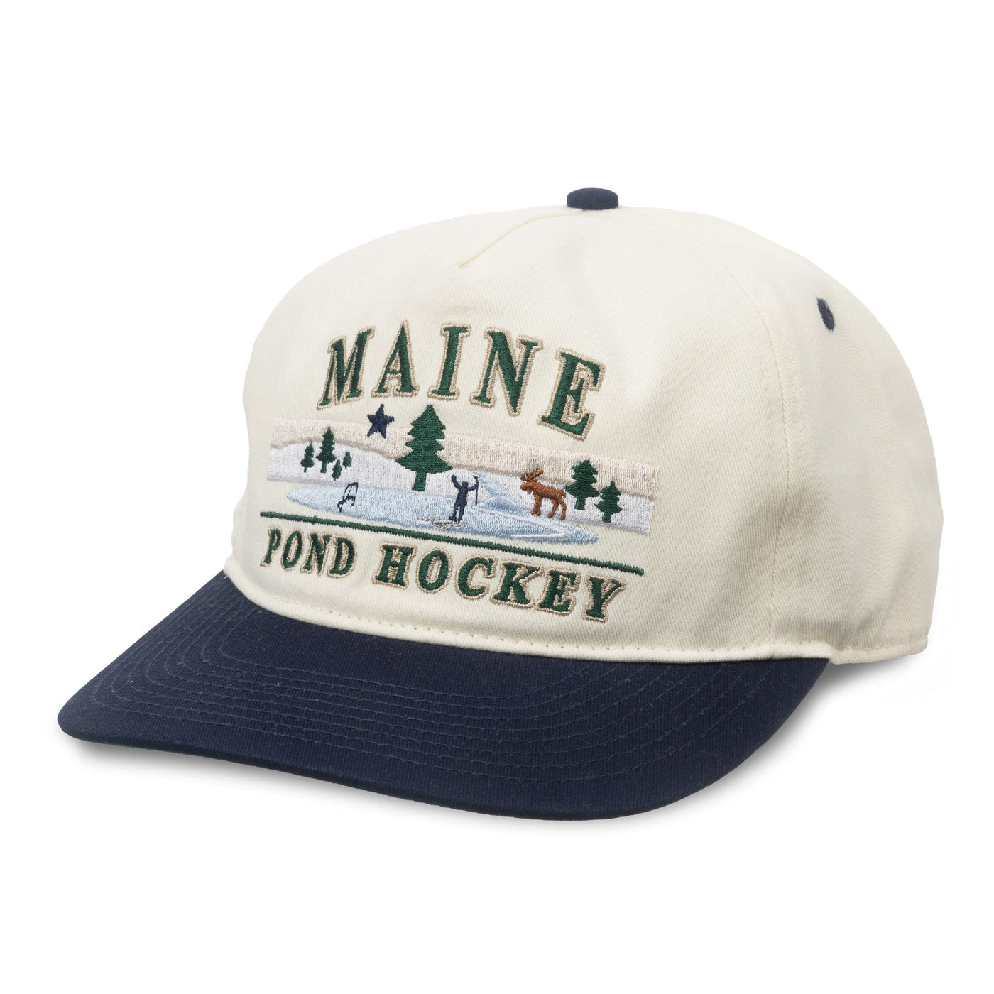 Celly Hockey Maine Pond Hockey Snapback Hat - Cream - TheHockeyShop.com