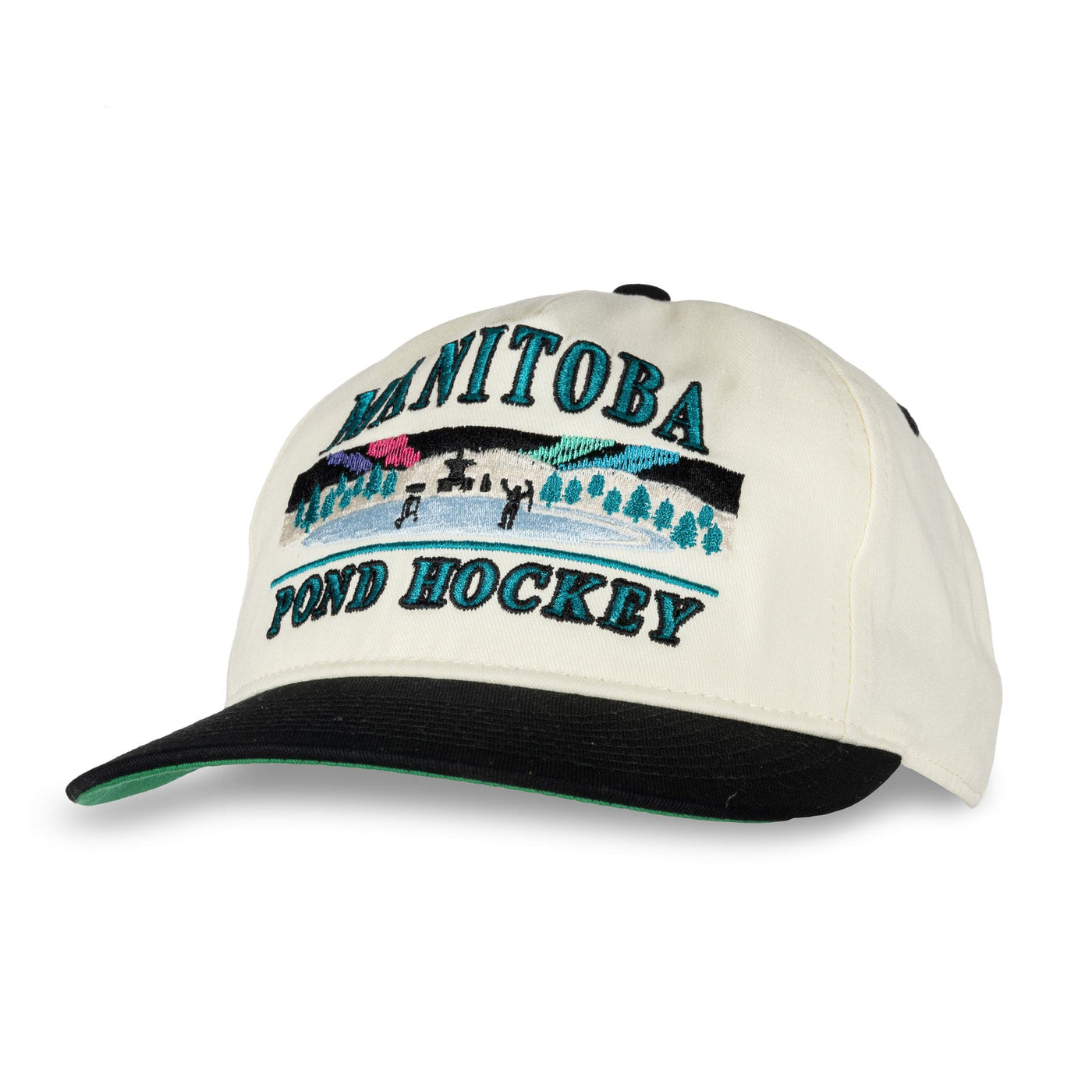 Celly Hockey Manitoba Pond Hockey Snapback Hat - Cream - TheHockeyShop.com