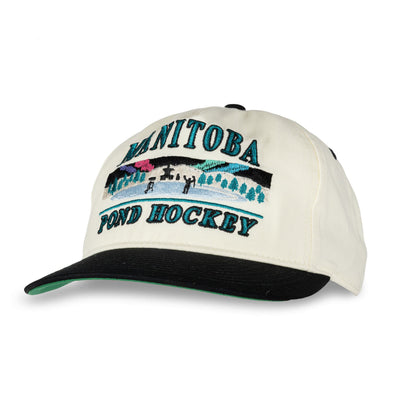 Celly Hockey Manitoba Pond Hockey Snapback Hat - Cream - TheHockeyShop.com