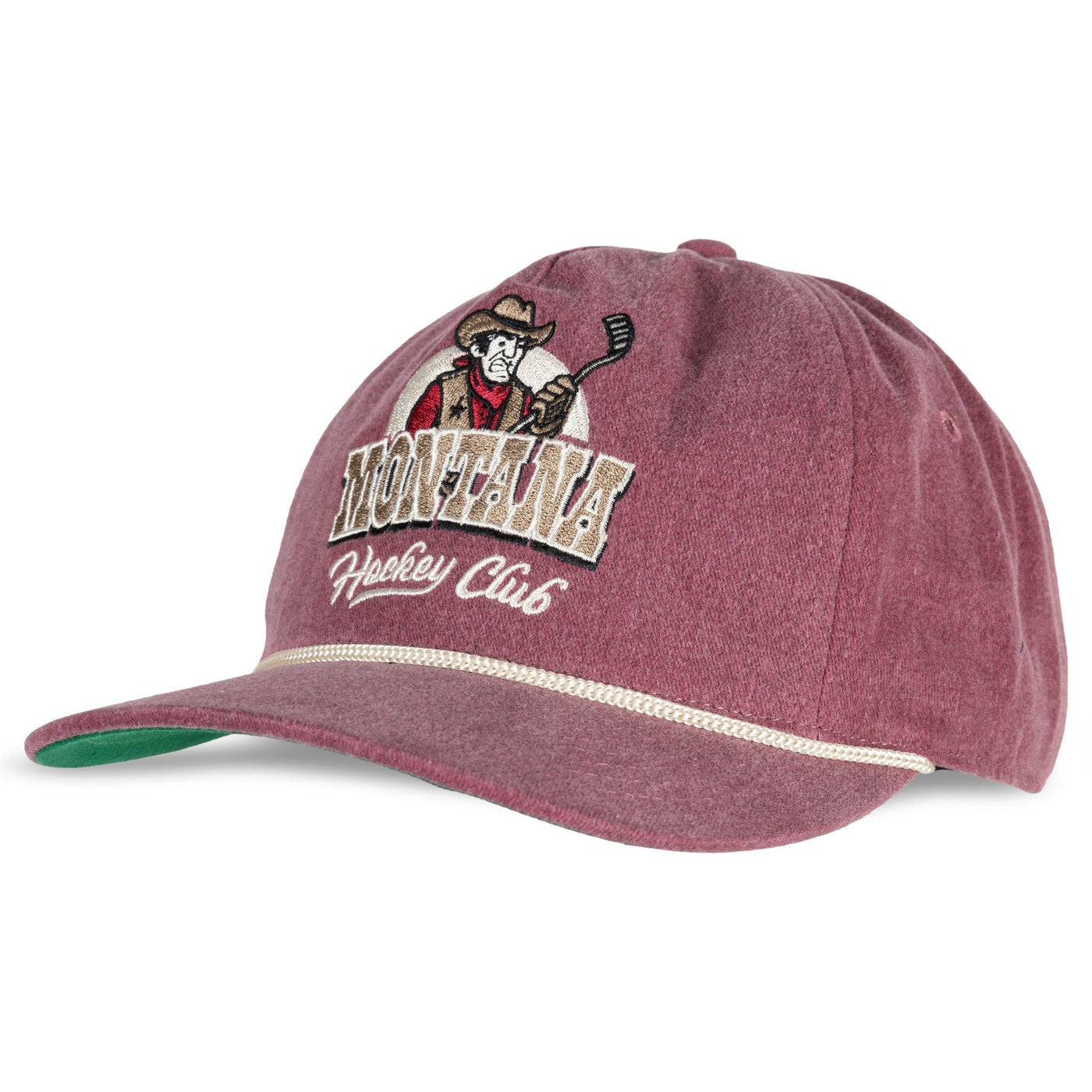 Celly Hockey Co. Hats Celly Hockey Montana Hockey Club Snapback Hat - Washed Maroon OSFM - TheHockeyShop