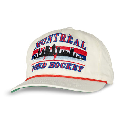 Celly Hockey Montreal Pond Hockey Snapback Hat - Cream - TheHockeyShop.com