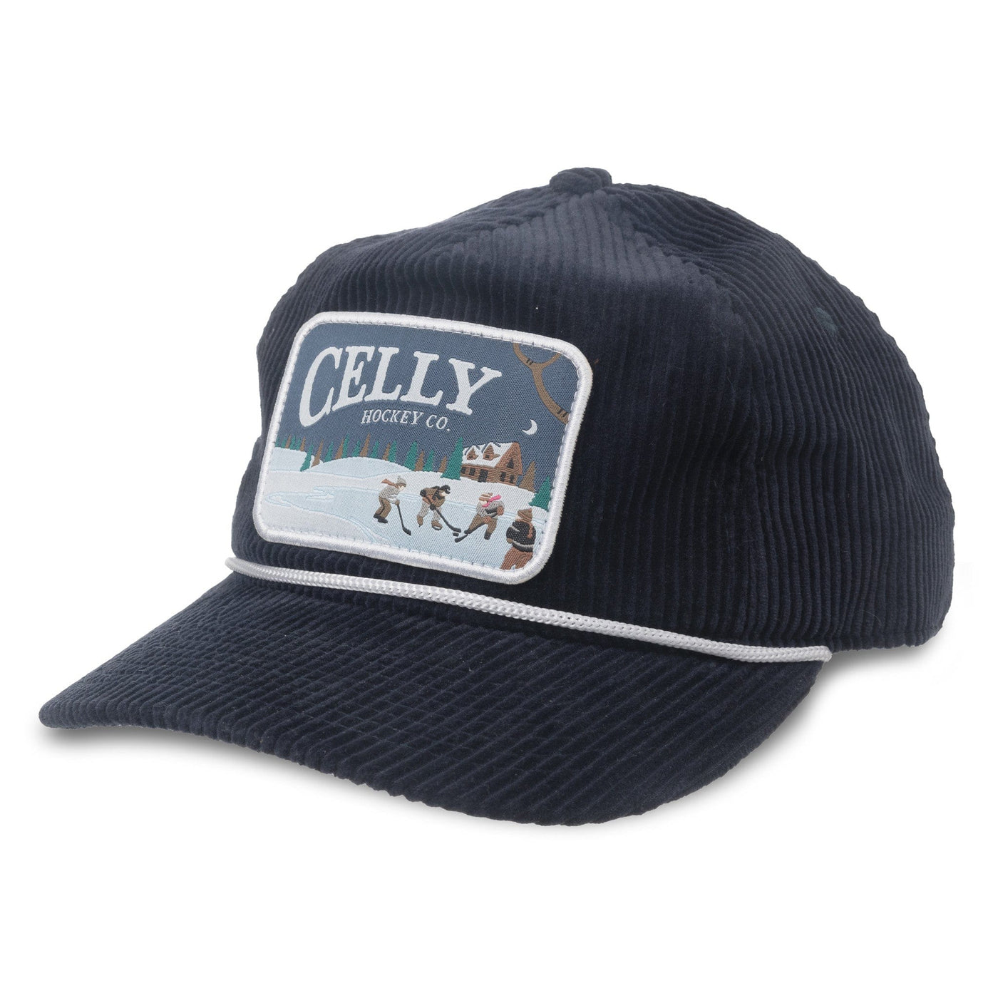 Celly Hockey Moonlight Skate Snapback Hat - Navy Corduroy - TheHockeyShop.com