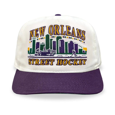 Celly Hockey New Orleans Street Hockey Snapback Hat - Cream - TheHockeyShop.com