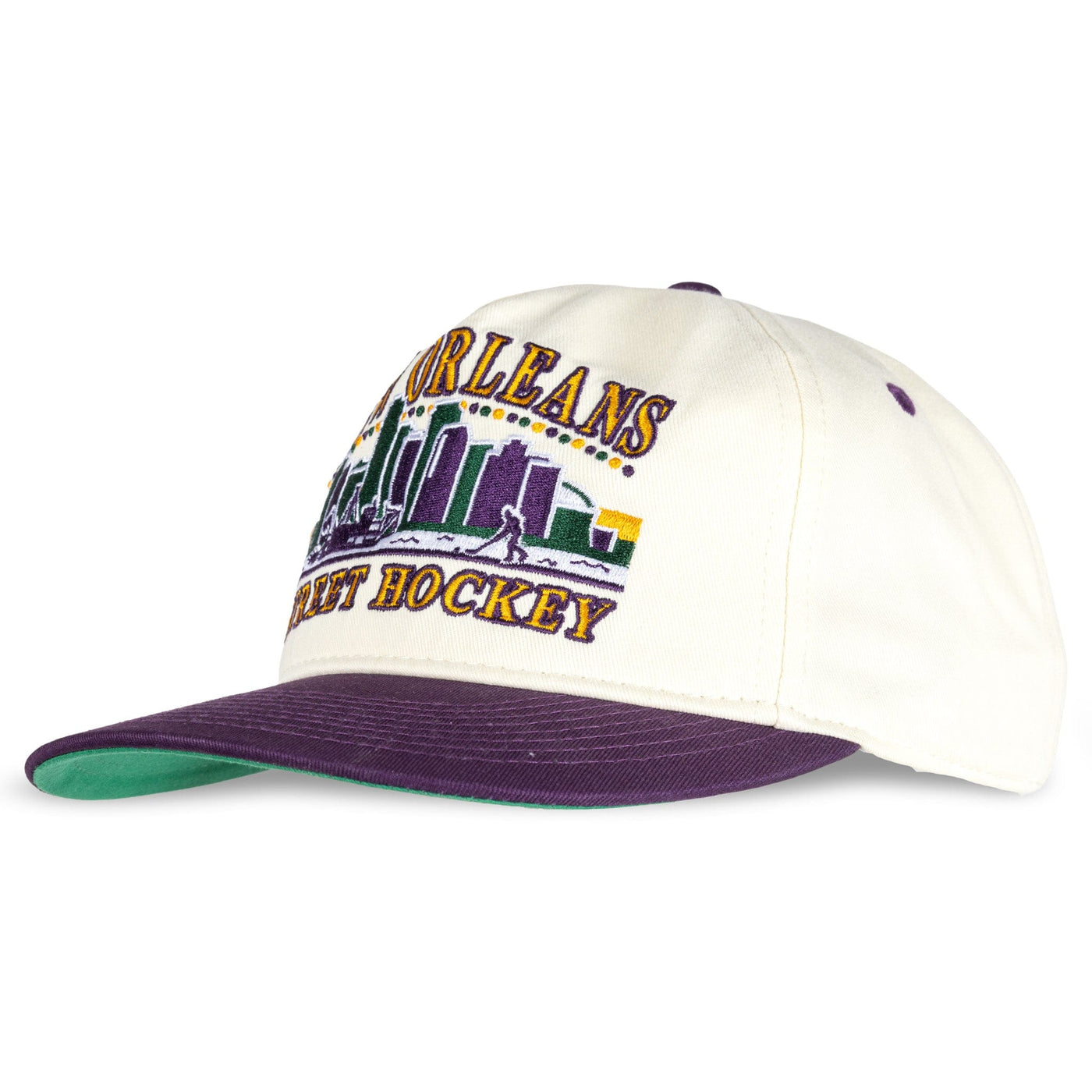 Celly Hockey Co. Hats Celly Hockey New Orleans Street Hockey Snapback Hat - Cream OSFM / Cream - TheHockeyShop
