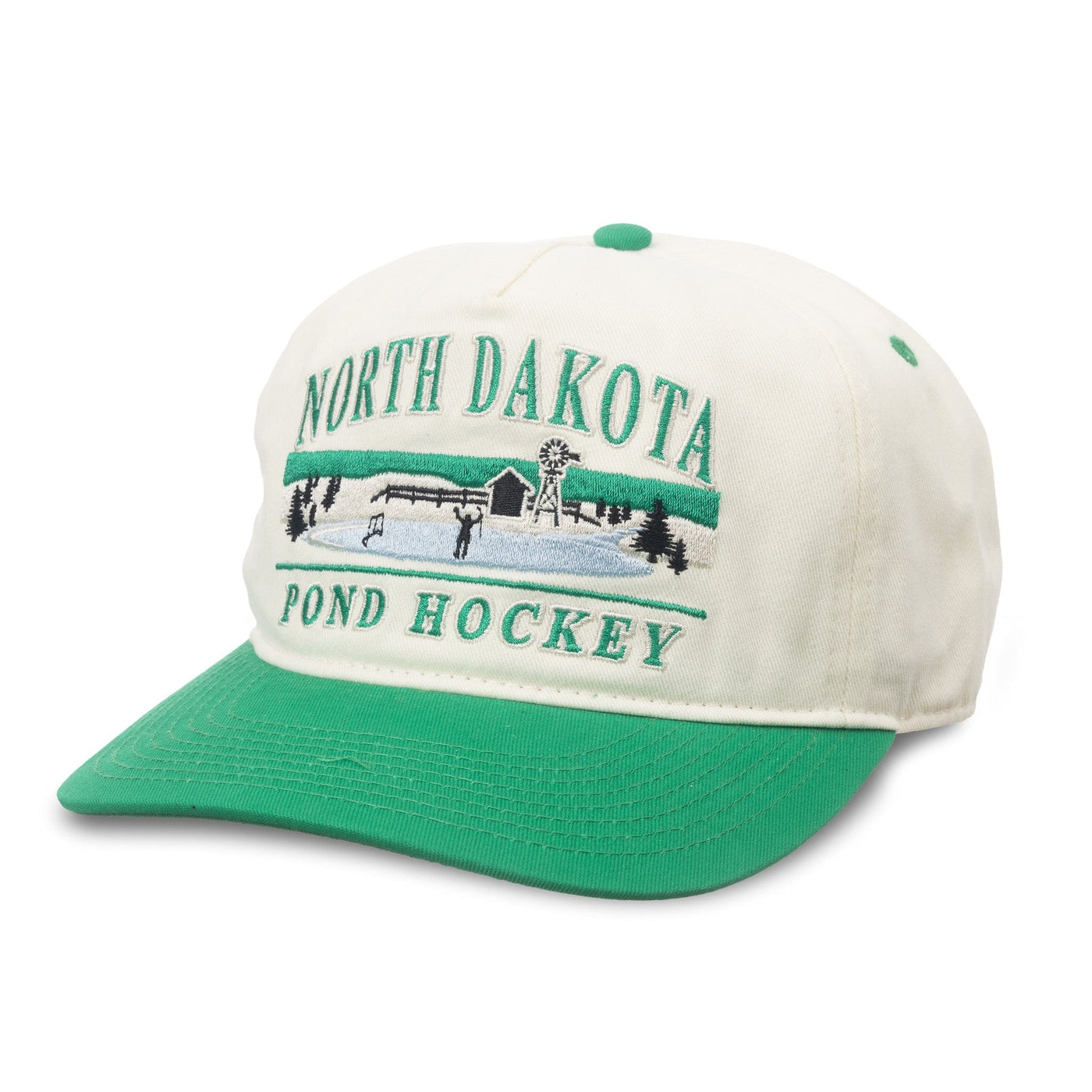 Celly Hockey North Dakota Pond Hockey Snapback Hat - Cream - TheHockeyShop.com
