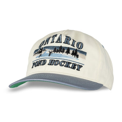 Celly Hockey Ontario Pond Hockey Snapback Hat - Cream - TheHockeyShop.com