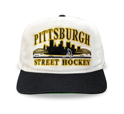 Celly Hockey Pittsburgh Street Hockey Snapback Hat - Cream - TheHockeyShop.com