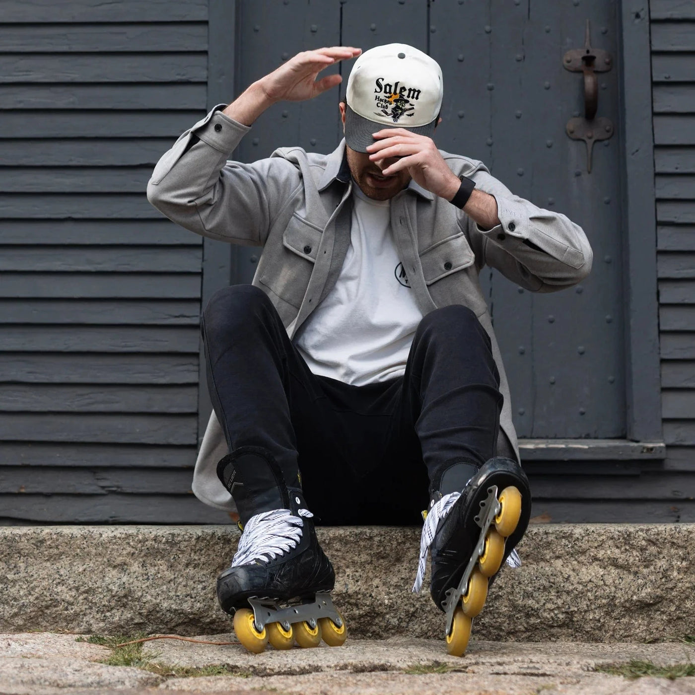 Celly Hockey Co. Hats Celly Hockey Salem Hockey Club Snapback Hat - Cream OSFM - TheHockeyShop