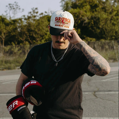 Celly Hockey Saratoga Hockey Club Snapback Hat - Cream - TheHockeyShop.com