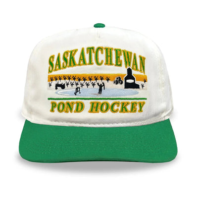 Celly Hockey Saskatchewan Pond Hockey Snapback Hat - Cream - TheHockeyShop.com