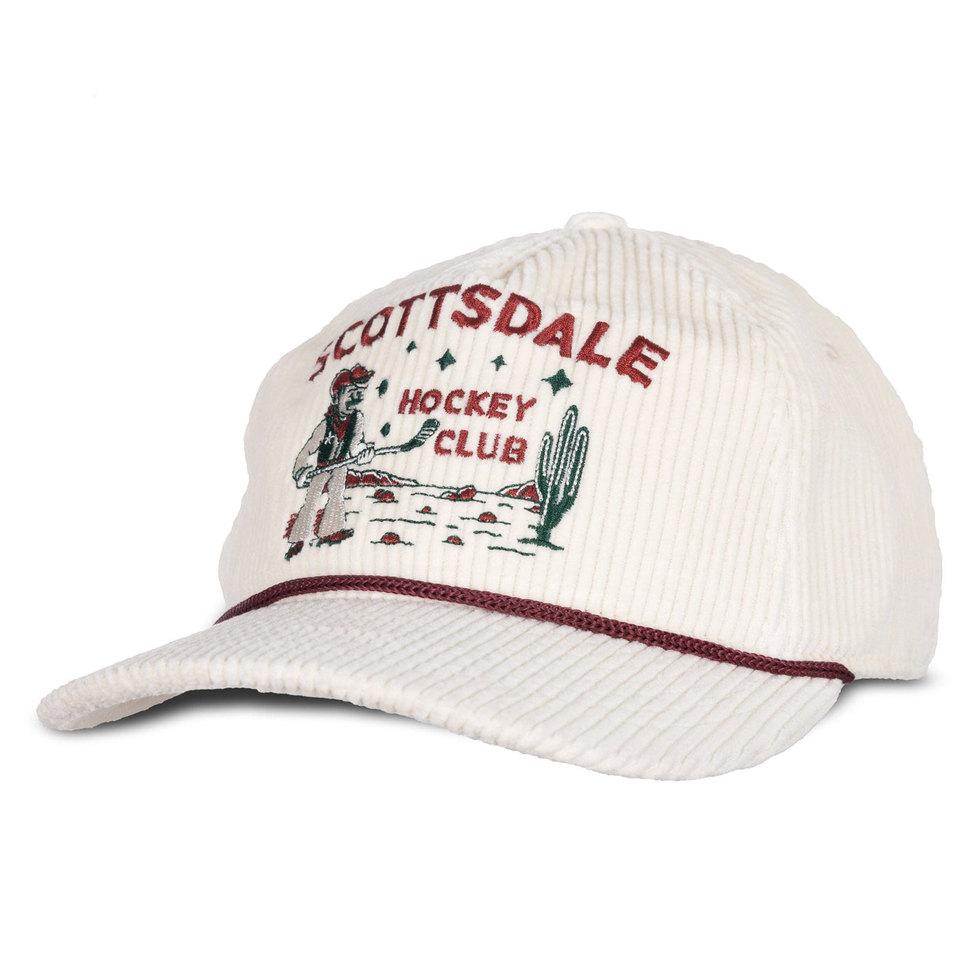 Celly Hockey Scottsdale Hockey Club Snapback Hat - Cream Corduroy - TheHockeyShop.com