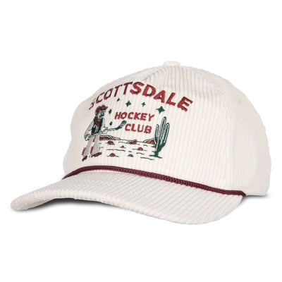 Celly Hockey Scottsdale Hockey Club Snapback Hat - Cream Corduroy - TheHockeyShop.com
