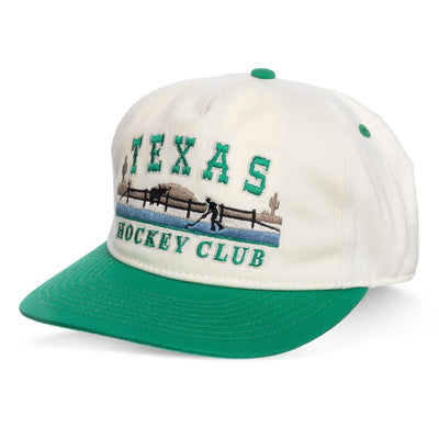 Celly Hockey Texas Hockey Club Snapback Hat - Cream/Green - TheHockeyShop.com