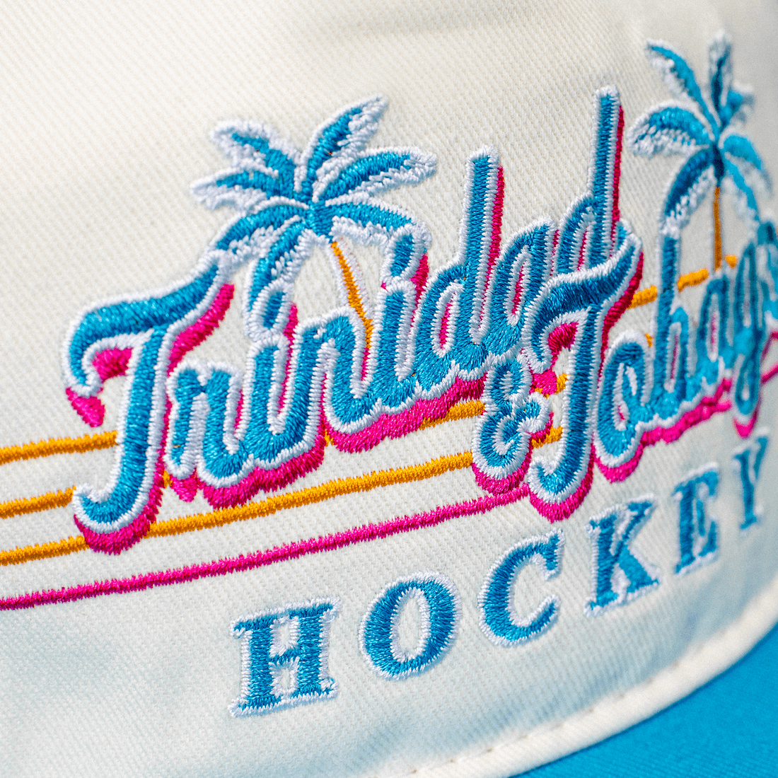 Celly Hockey Trinidad & Tobago Hockey Snapback Hat - Cream - TheHockeyShop.com
