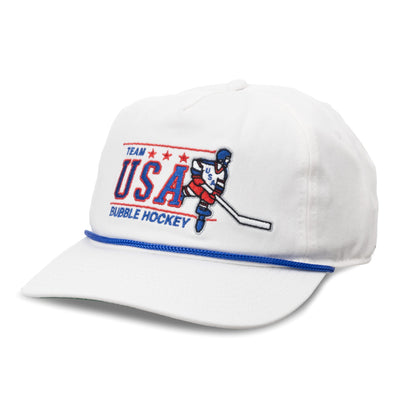 Celly Hockey USA Bubble Hockey Snapback Hat - White - TheHockeyShop.com