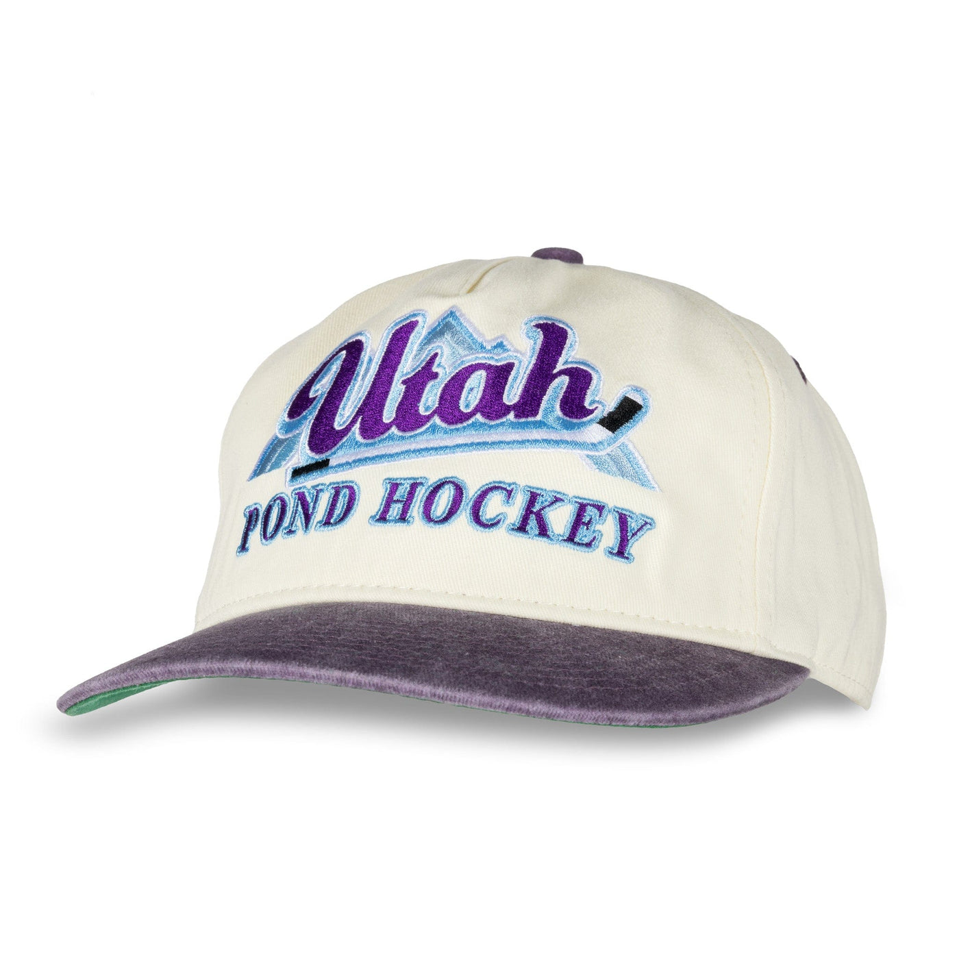 Celly Hockey Utah Pond Hockey Snapback Hat - Cream - TheHockeyShop.com