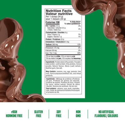 Cwench Vegan Protein Blend - Chocolate - TheHockeyShop.com