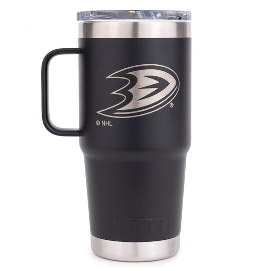 YETI Rambler 20oz Travel Mug - Anaheim Ducks Black - The Hockey Shop