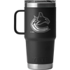 YETI Rambler 20oz Travel Mug - Vancouver Canucks Black - The Hockey Shop