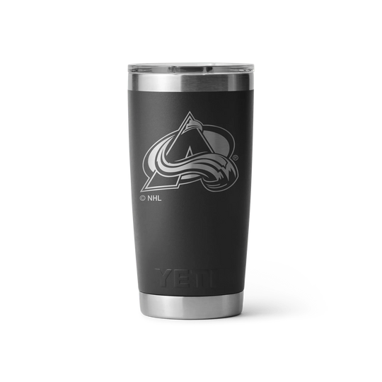 YETI Rambler 20oz Tumbler - Colorado Avalanche Colorado Avalanche / Black - The Hockey Shop