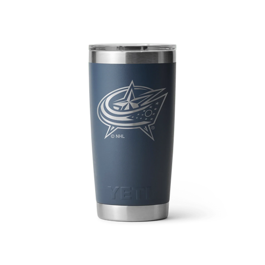 YETI Rambler 20oz Tumbler - Columbus Blue Jackets Columbus Blue Jackets / Navy - The Hockey Shop