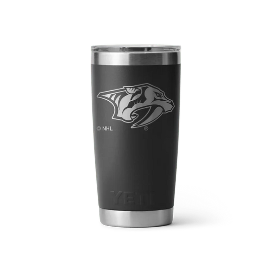 YETI Rambler 20oz Tumbler - Nashville Predators Nashville Predators / Black - The Hockey Shop