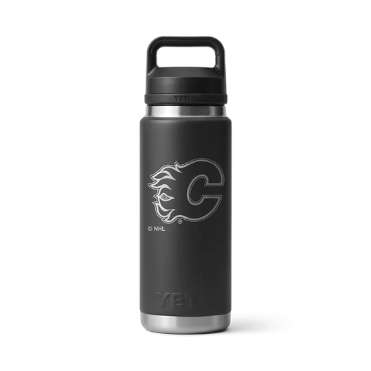 YETI Rambler 26oz Bottle - Calgary Flames Calgary Flames / Black - The Hockey Shop