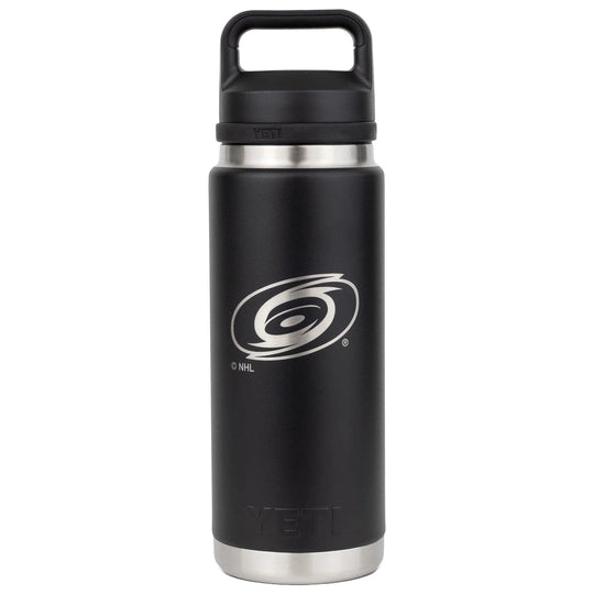YETI Rambler 26oz Bottle - Carolina Hurricanes Black - The Hockey Shop