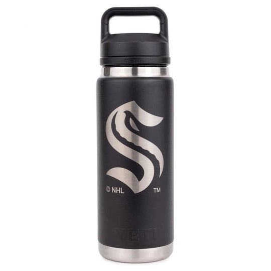 YETI Rambler 26oz Bottle - Seattle Kraken Black - The Hockey Shop